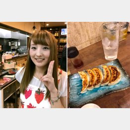 新橋「凜」のリンママ&自家製焼き餃子
