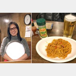 看板娘ジェニファーさんと特製ナポリタン