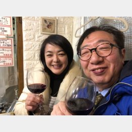 ワインで乾杯