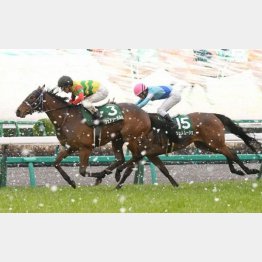 不良馬場の中山牝馬SをV