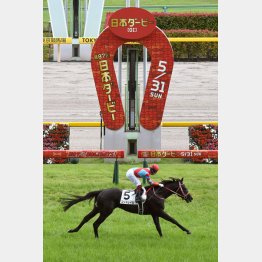 独走でダービー馬に