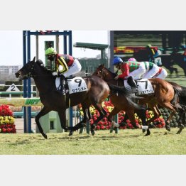 セナリストが外から差し切り