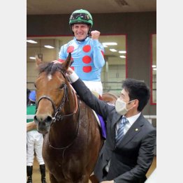 NHKマイルC勝ちでミルコもガッツポーズ