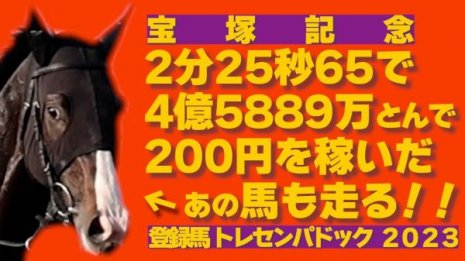 宝塚記念（GⅠ） 登録馬　トレセンパドック 